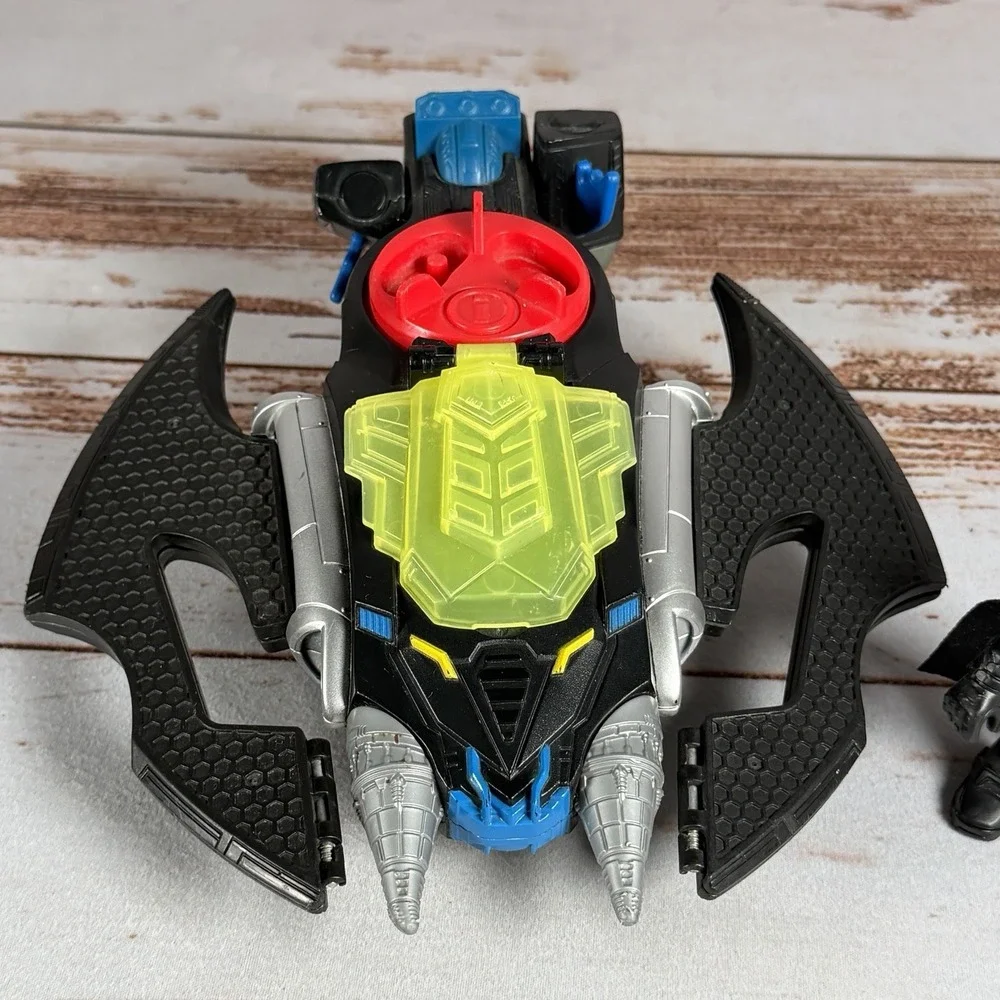Fisher Price Imaginext DC Comics Batman Toy Figure Batwing Glider Car Vehicle